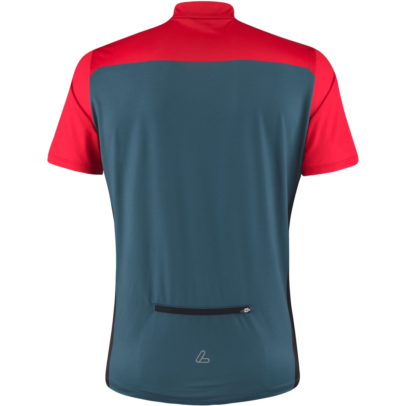 Maglia Ciclismo Silvini Uomo TURANO – Taglia XL, Blu Navy/Rosso Riflettente, Manica Corta