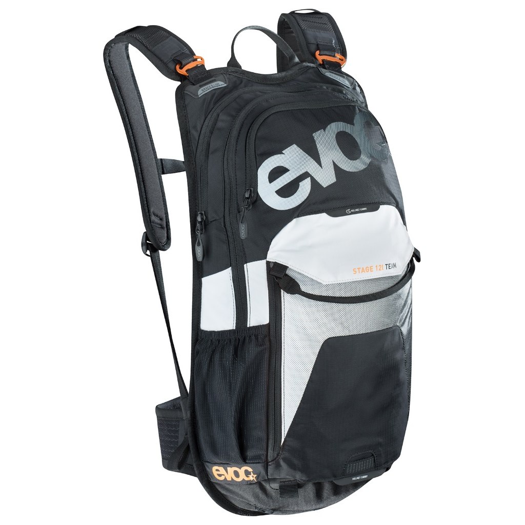 Picture of EVOC STAGE TEAM - 12L Backpack - Black-White-Neon Orange