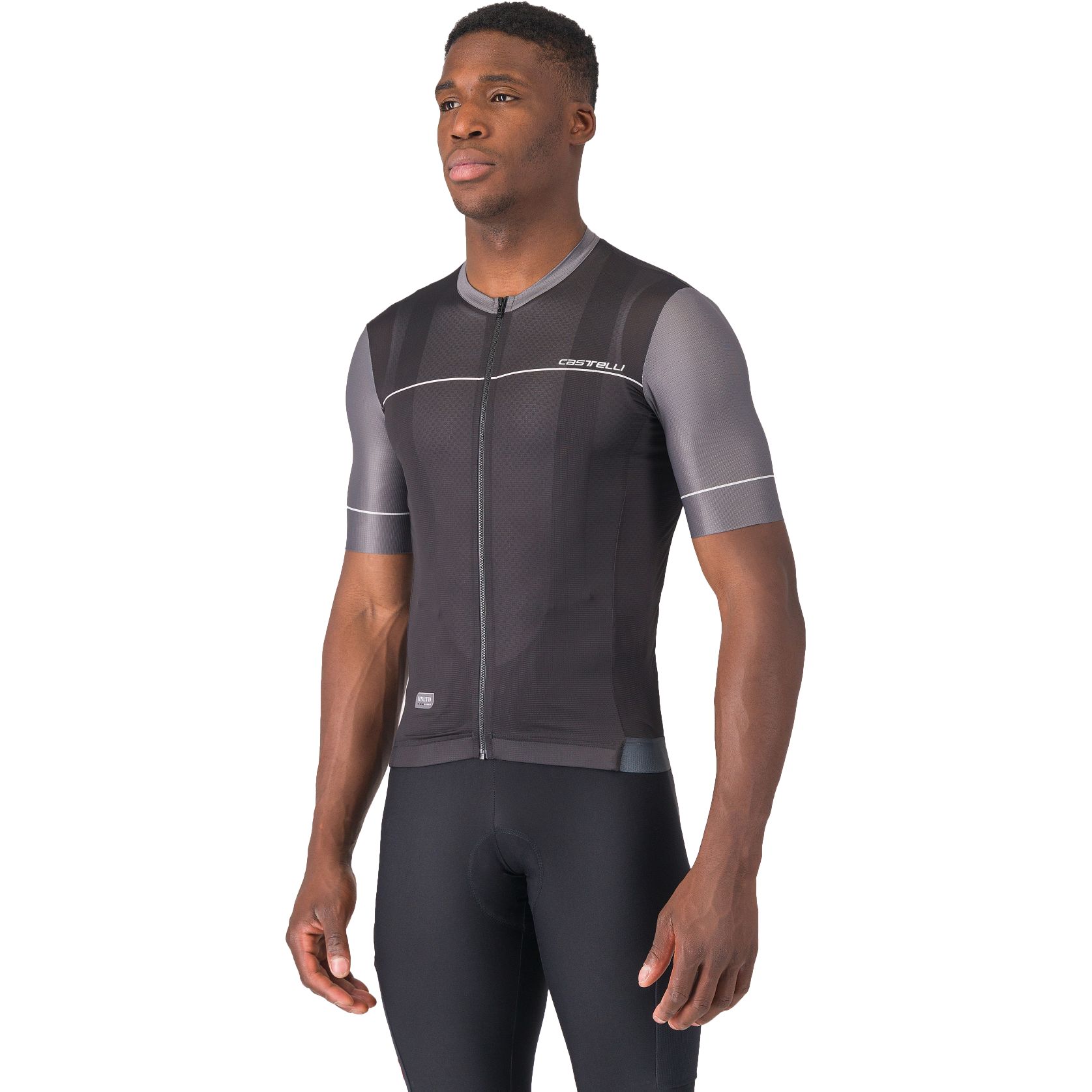 Produktbild von Castelli Unlimited Endurance 2 Kurzarmtrikot Herren - light black/smoky grey-ivory 085