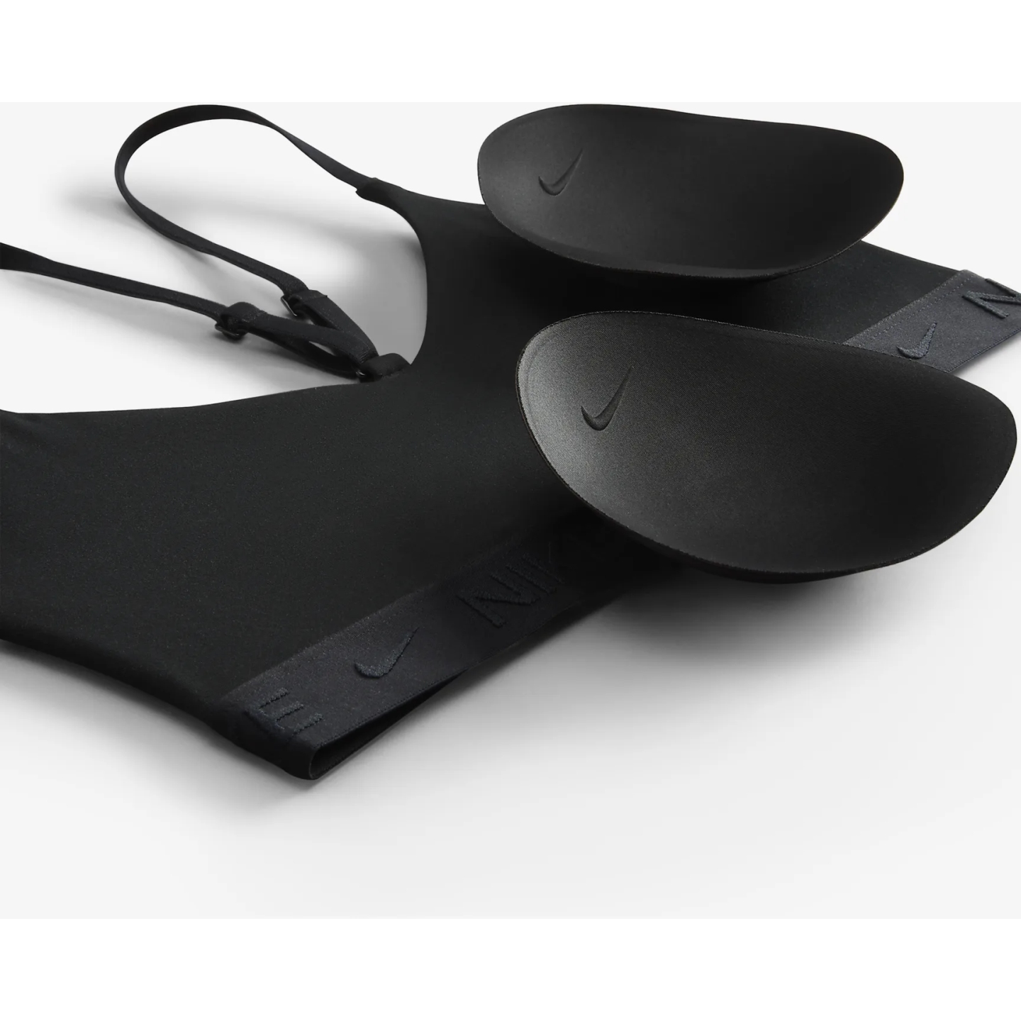 nike yoga favourites bra in black