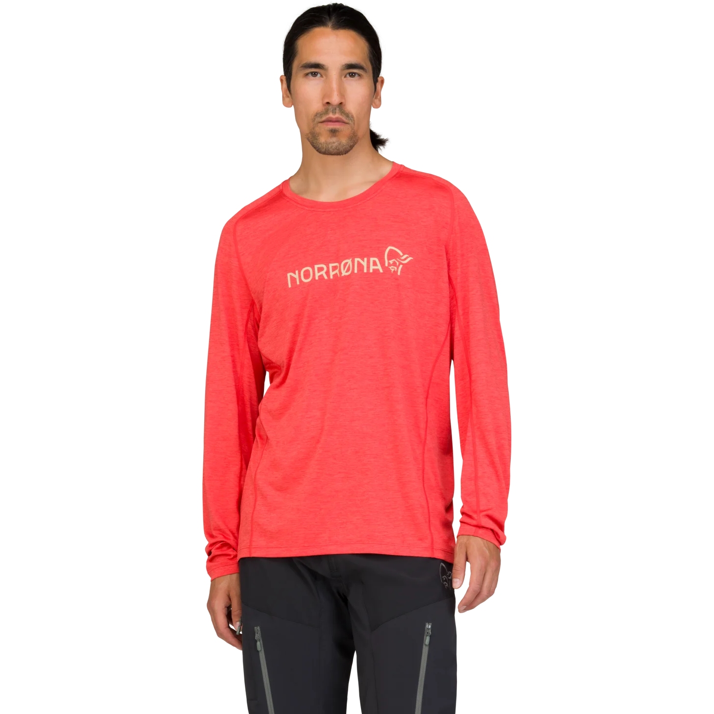 Produktbild von Norrona fjørå equaliser lightweight Langarmshirt Herren - Paprika Red