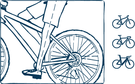Montaggio bicicletta – Regolare con precisione l'altezza della sella