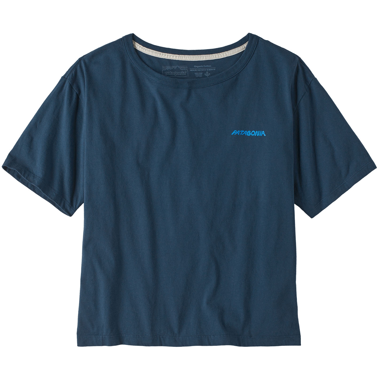 Produktbild von Patagonia Sunrise Rollers Organic Easy Cut Tee T-Shirt Damen - Tidepool Blue