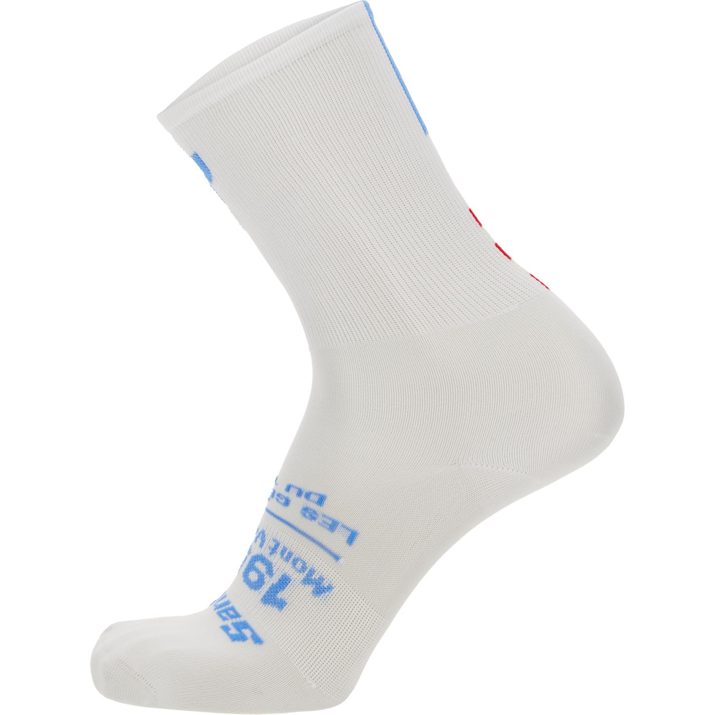 Носки Santini Maillot Jaune M.Ventoux - Коллекция Tour de France™ 2025 - MJ652MPMV - белые БИ