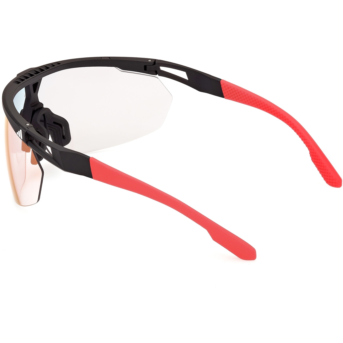 Adidas SP0072 Cmpt Aero Li Sunglasses - 67L Matte Red / Roviex Mirror