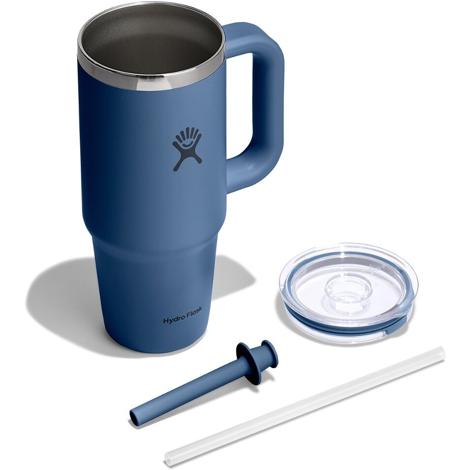 Hydro Flask 24oz Travel Insulated Tumbler + Clear Lid - 710ml