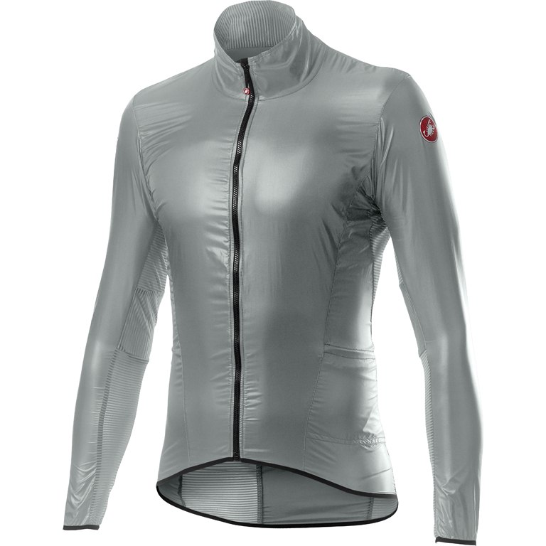 Image of Castelli Aria Shell Jacket - silver grey 870