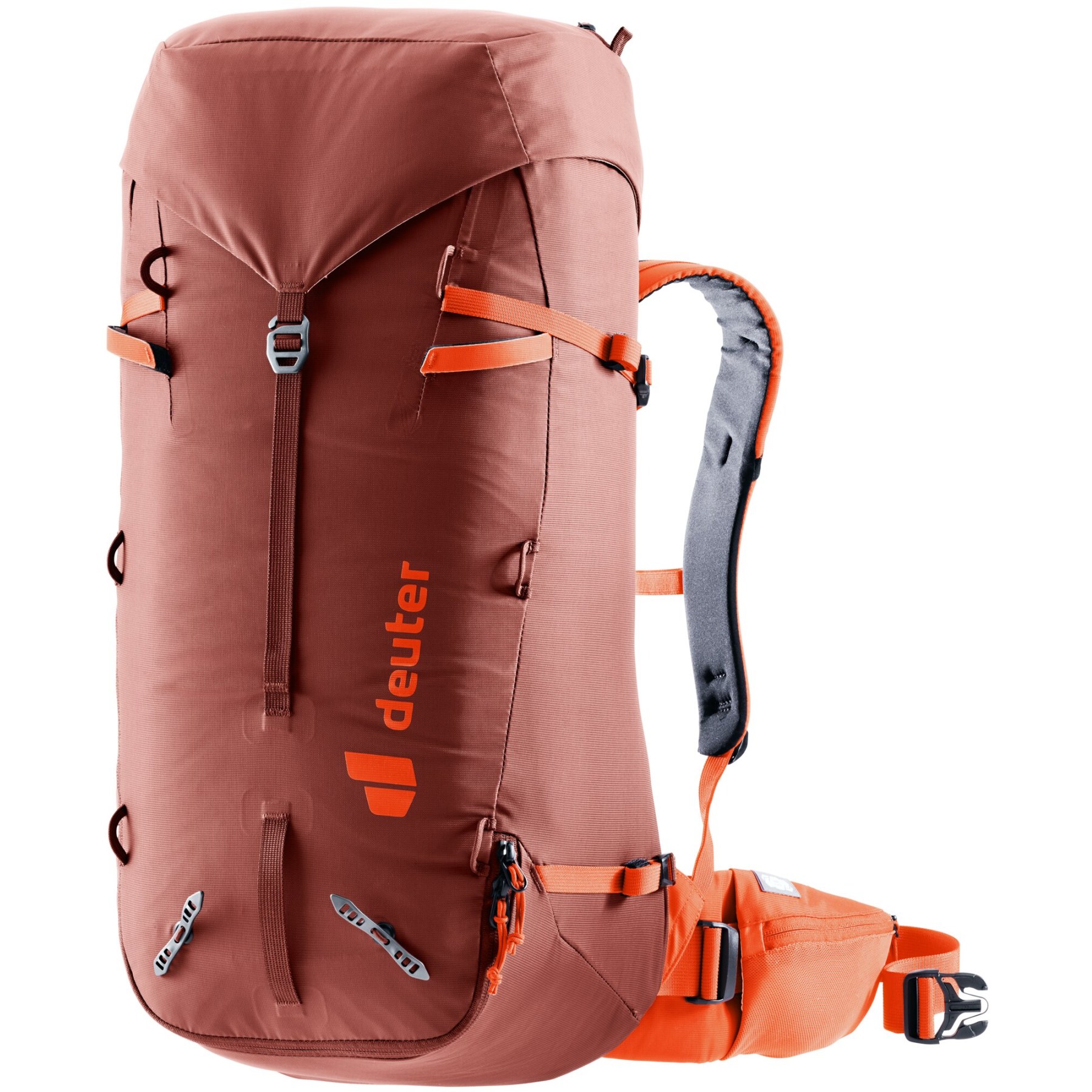 Produktbild von Deuter Guide 34+8 Hochtourenrucksack - redwood-papaya