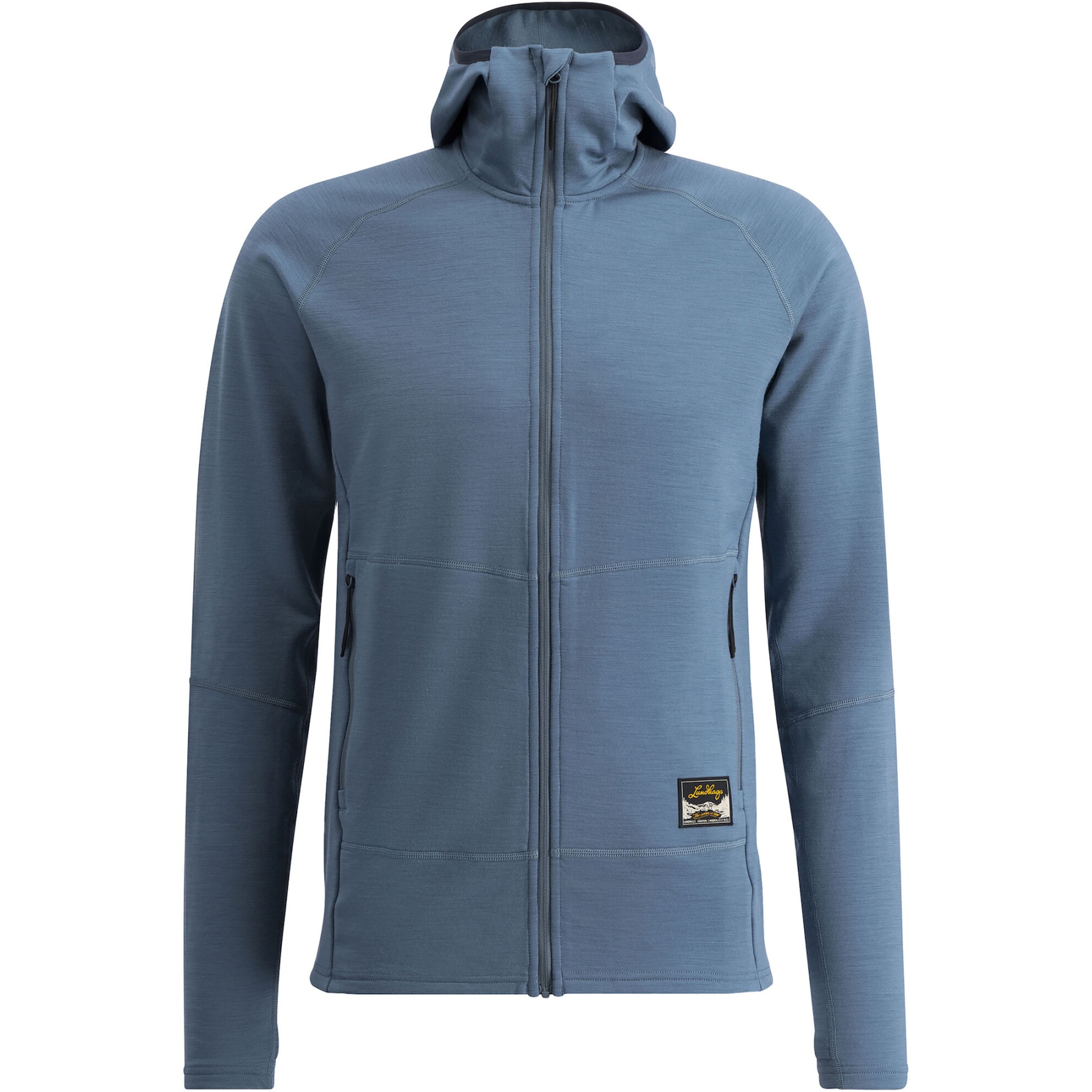Produktbild von Lundhags Tived Merino Hoodie Herren - Denim Blue 76400