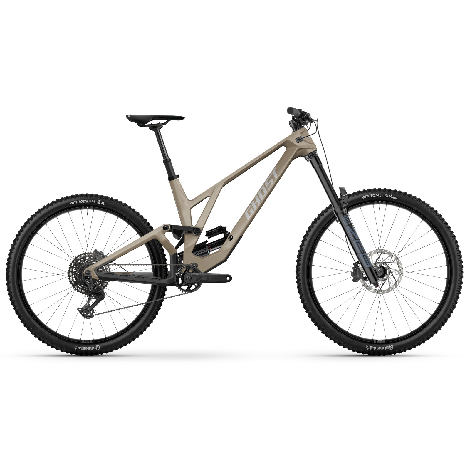 Produktbild von Ghost POACHA - 29/27.5&quot; Carbon Mountainbike - 2026 - coffee dusty desert / grey silver - matt