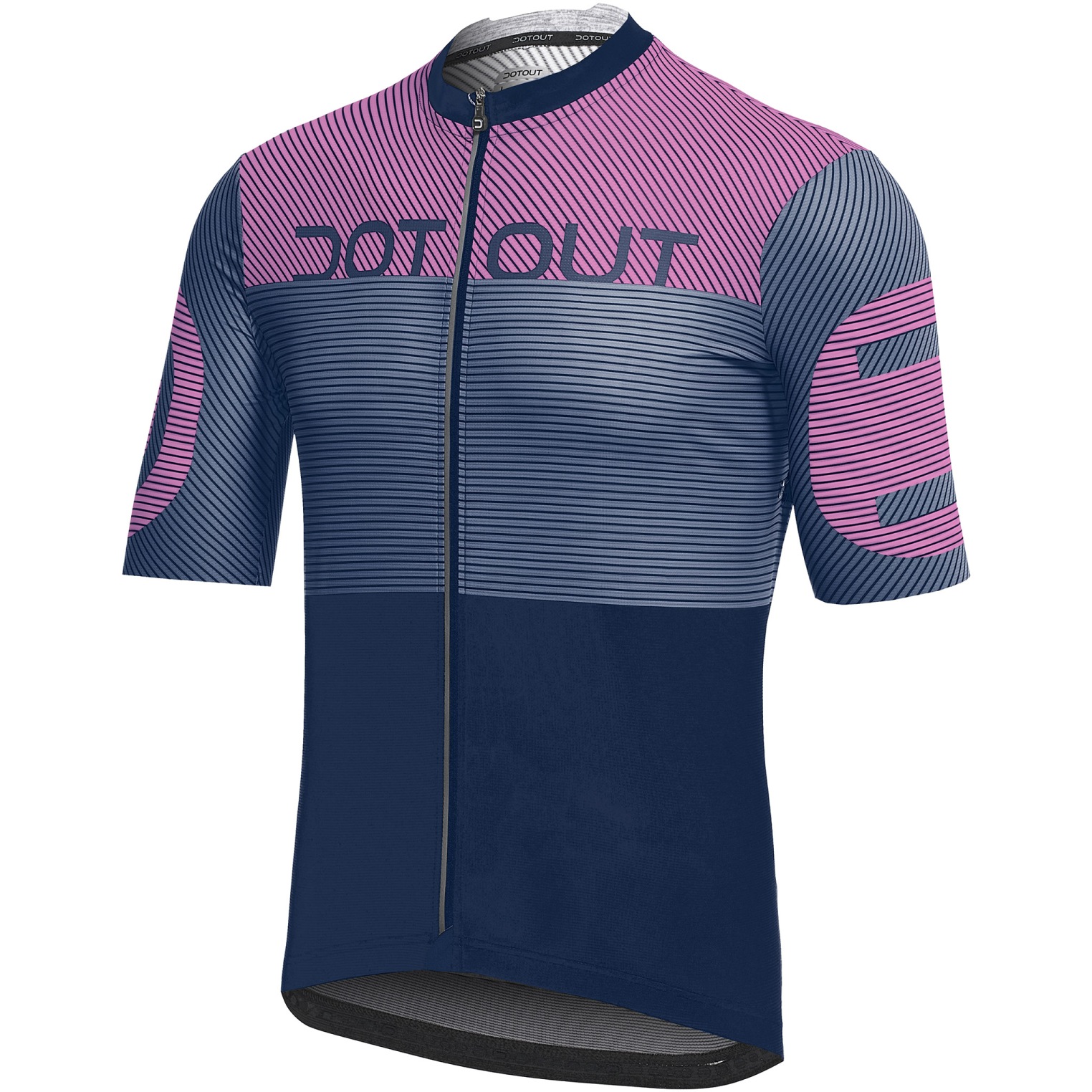 Productfoto van Dotout Hero Fietsshirt Heren - blauw/roze