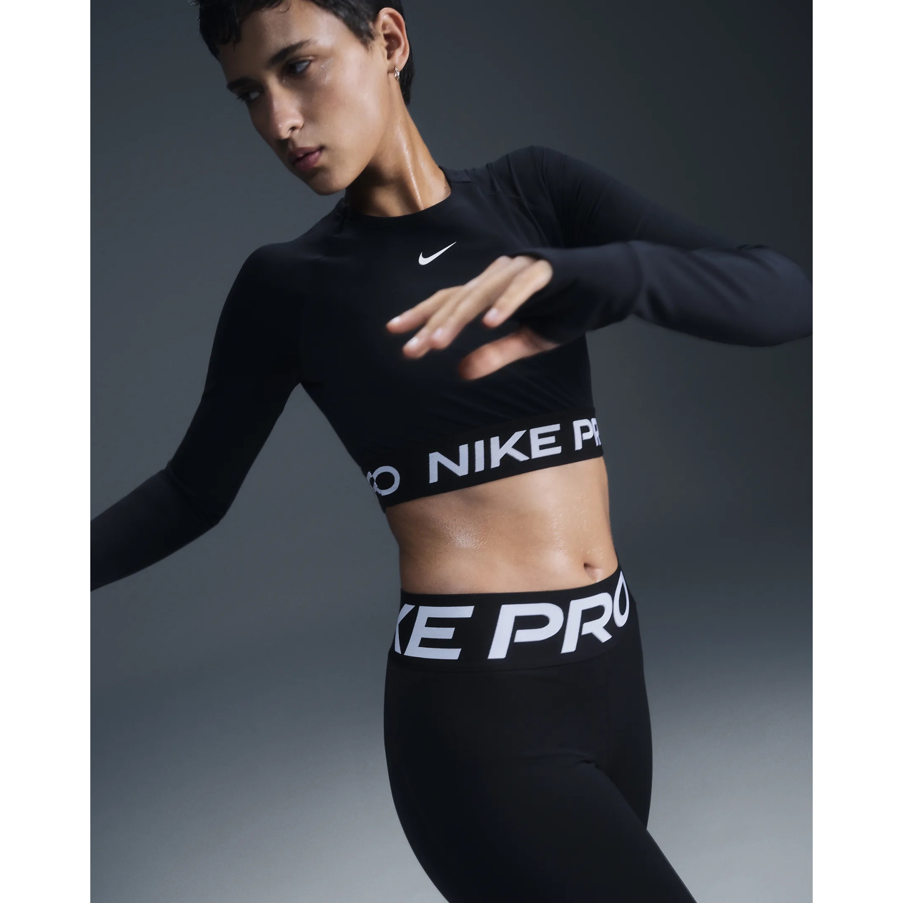 Tee shirt manche longue femme nike online