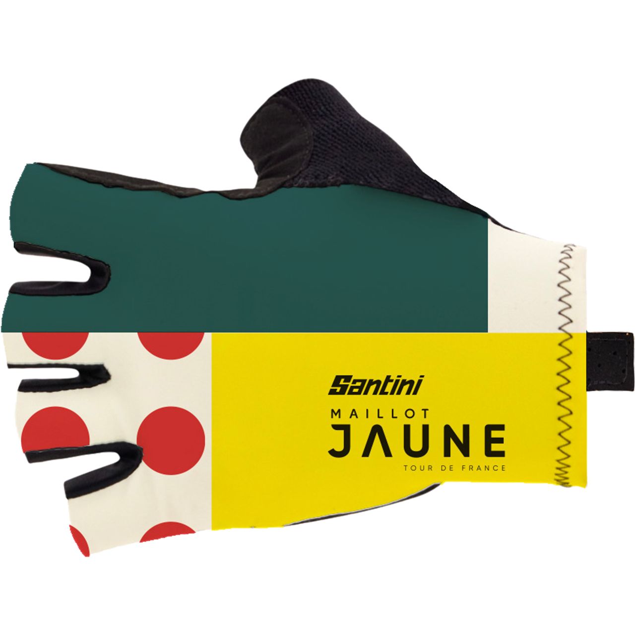 Produktbild von Santini Combo Kurzfinger-Handschuhe - Tour de France™ 2024 - MJ367CLCOMBO - print