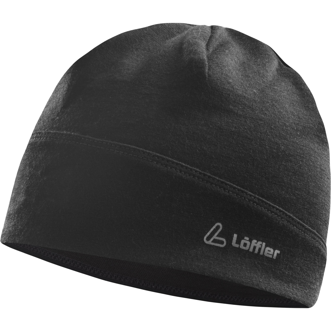 Produktbild von Löffler Merino Wool Mütze - schwarz 990