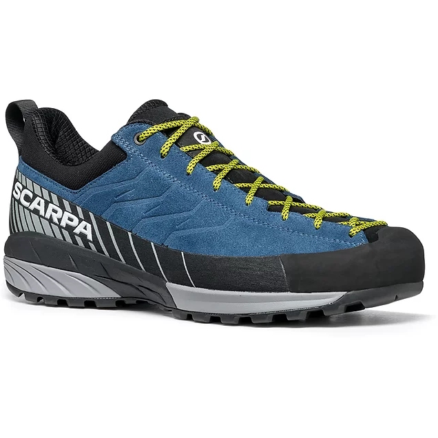 Image of Scarpa Mescalito Approach Shoes - ocean/gray