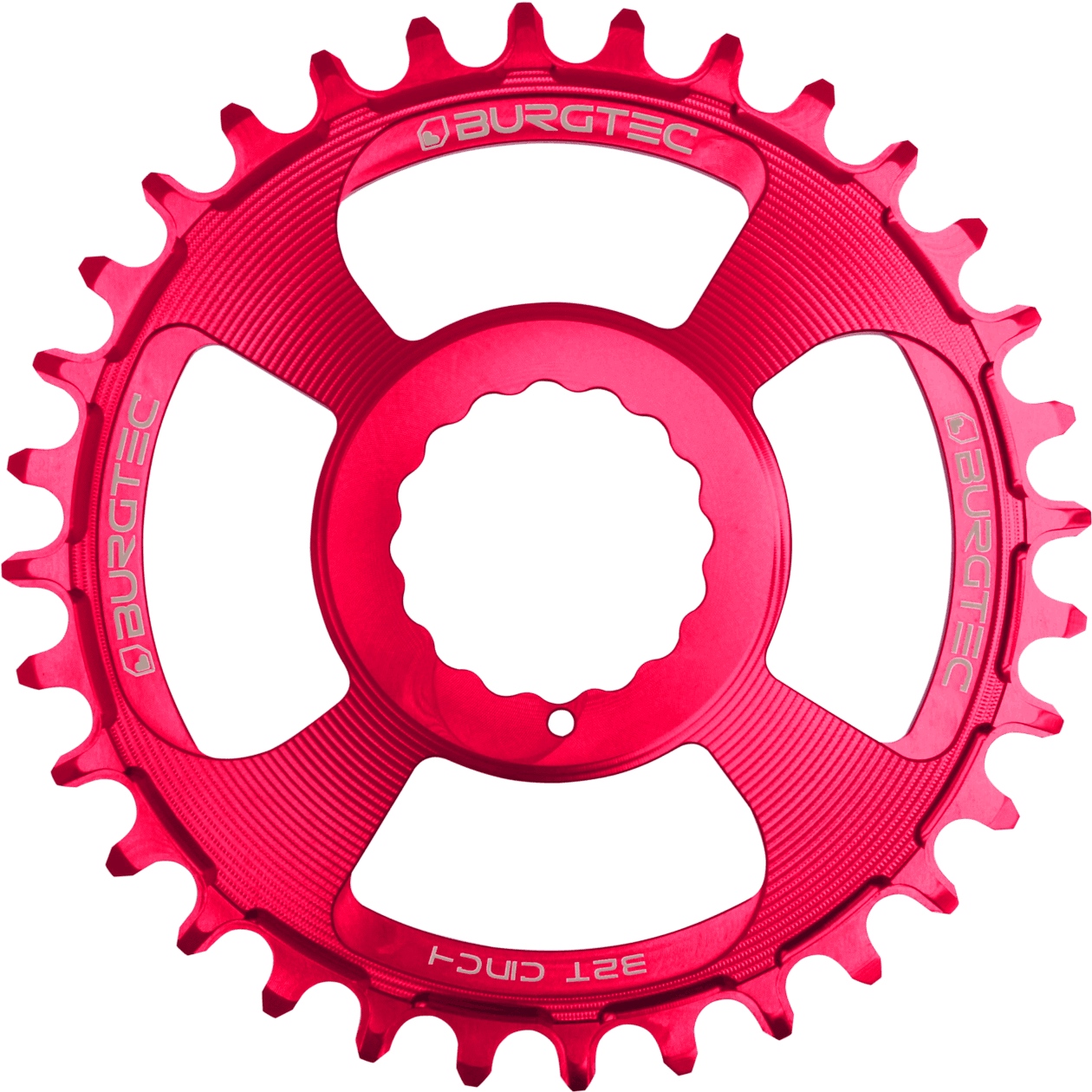 Produktbild von Burgtec Thick Thin Kettenblatt - Cinch - toxic barbie pink