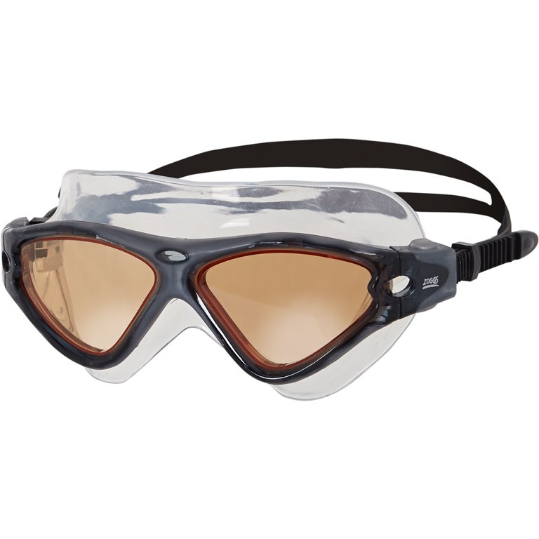 Picture of Zoggs Tri-Vision Mask Swimming Goggles - black/black/CV