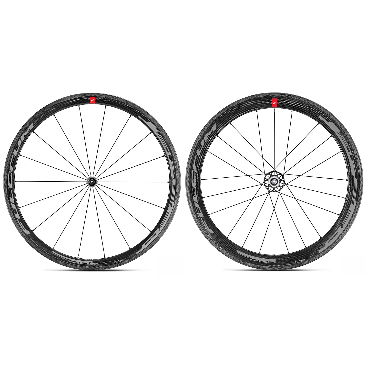 Picture of Fulcrum Speed Combo Carbon Wheelset - Clincher - FW: QR | RW: QR130