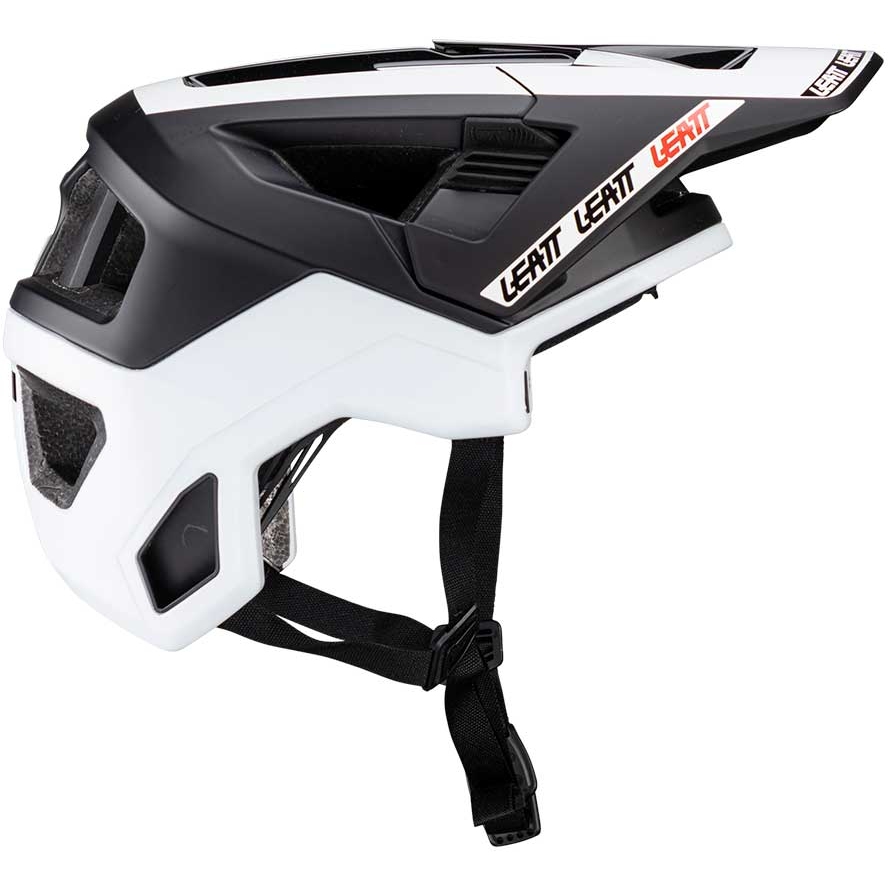Protection Turbine 360° Fidlock Casque VTT Leatt Gravity 4.0 - Protection Intégrale - Technologie Turbine 360° - Taille L (59-60 Cm) - Blanc Casque DH Certifié ASTM
