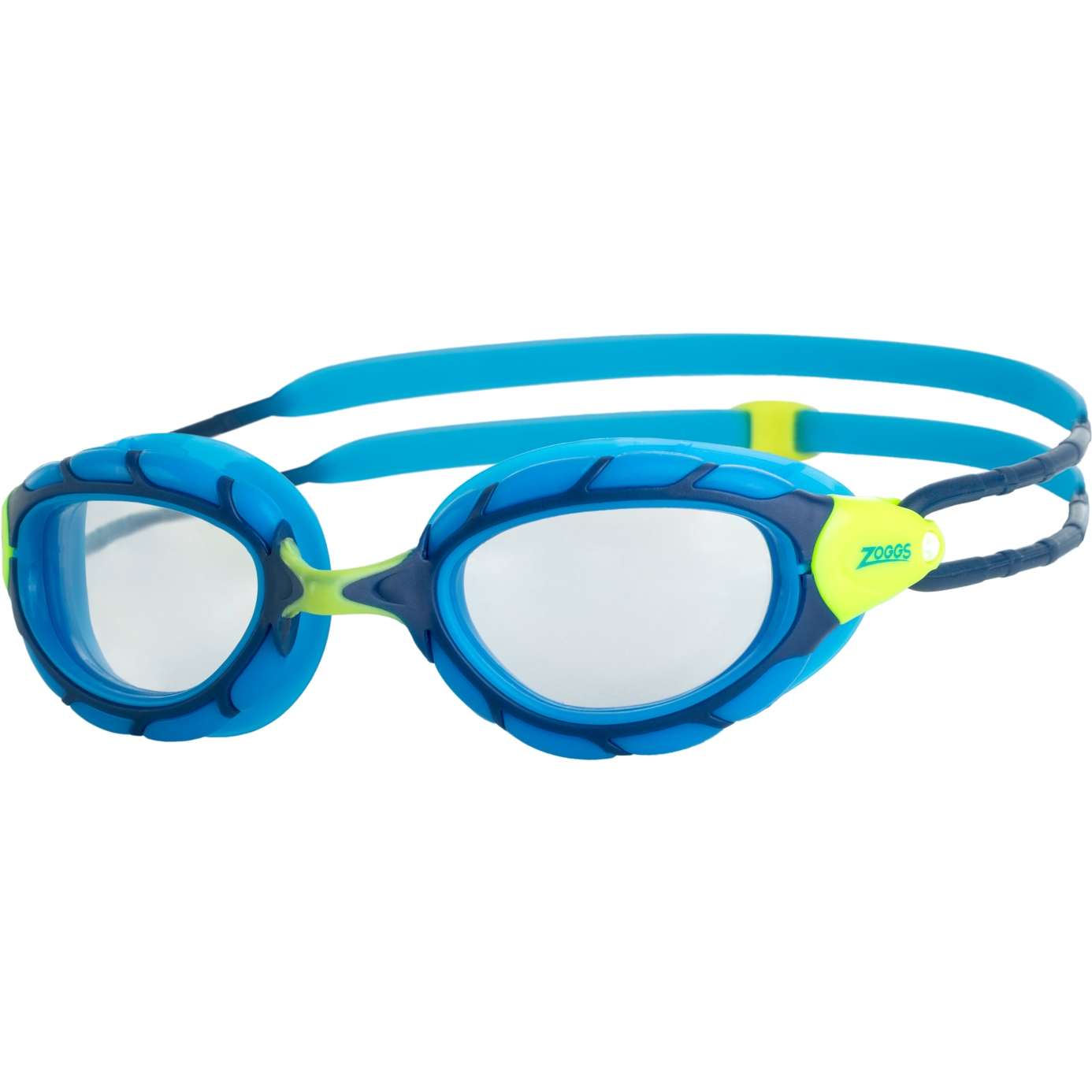 Picture of Zoggs Predator Junior Swimming Goggles Kid&#039;s - Blue/Lime/Clear