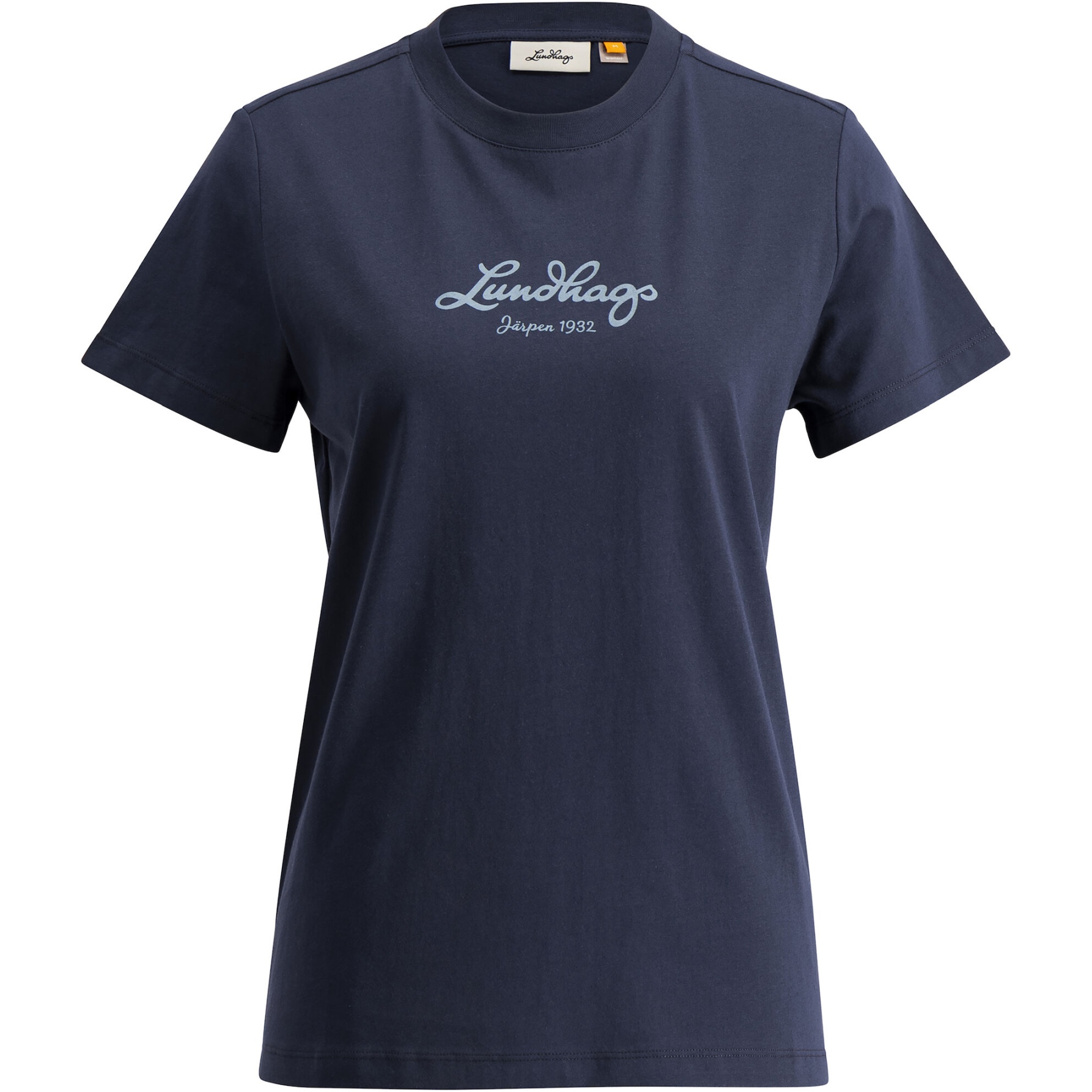 Produktbild von Lundhags Järpen Logo T-Shirt Damen - Deep Blue 75350