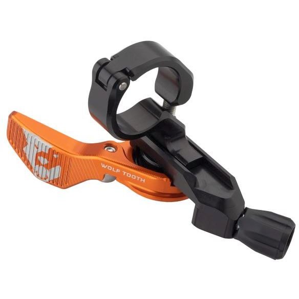 Produktbild von Wolf Tooth ReMote Vario-Sattelstützen Fernbedienung für Lenkermontage - Limited Edition - KTM orange