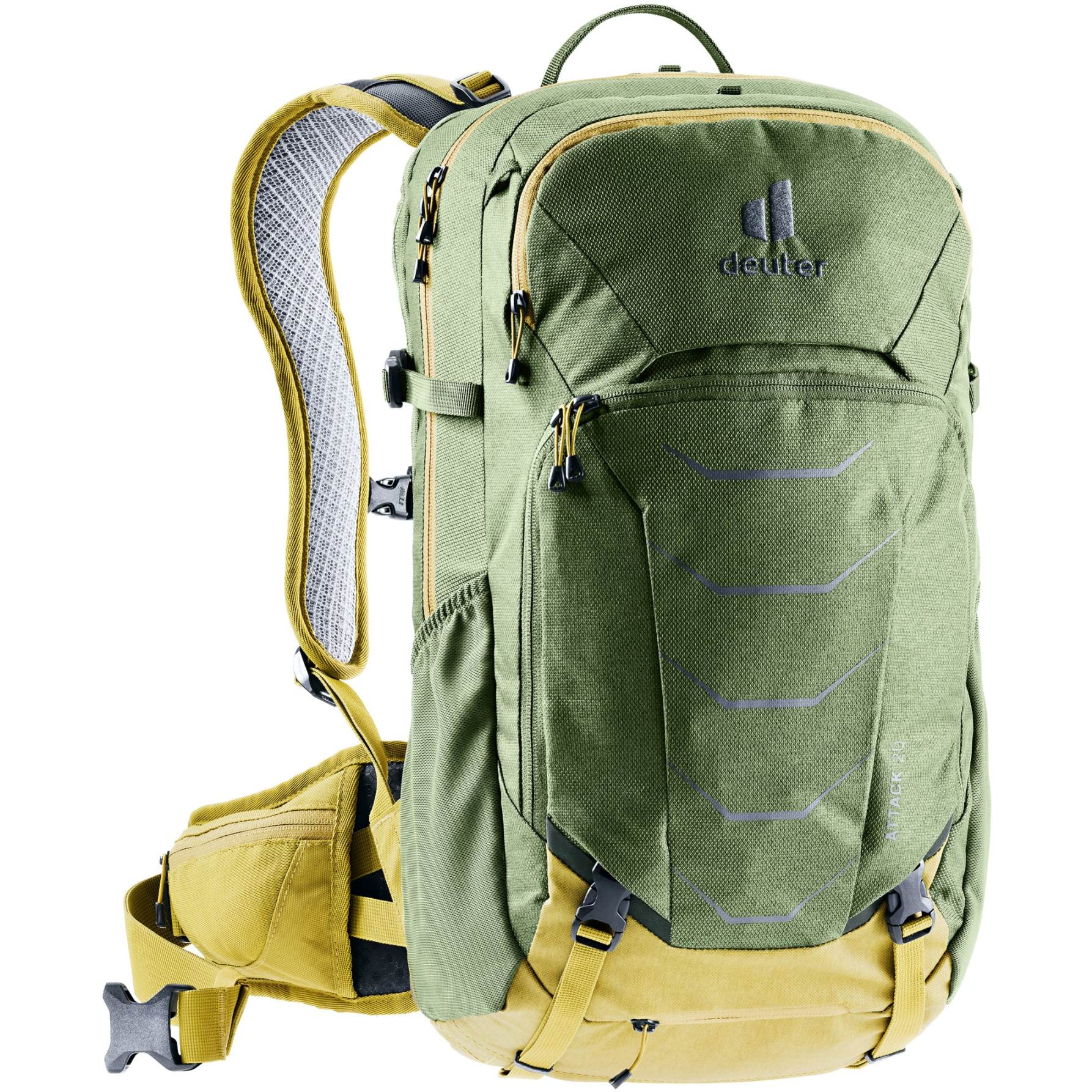 Image of Deuter Attack 20 Protector Backpack - khaki-turmeric
