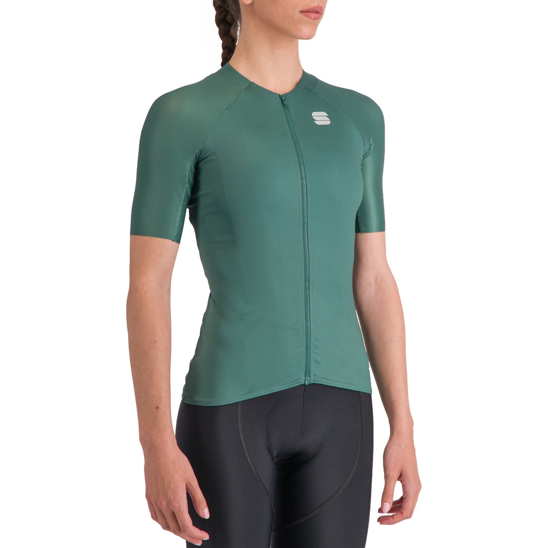 Picture of Sportful Matchy Short Sleeve Jersey Women - 3000 Shrub Green