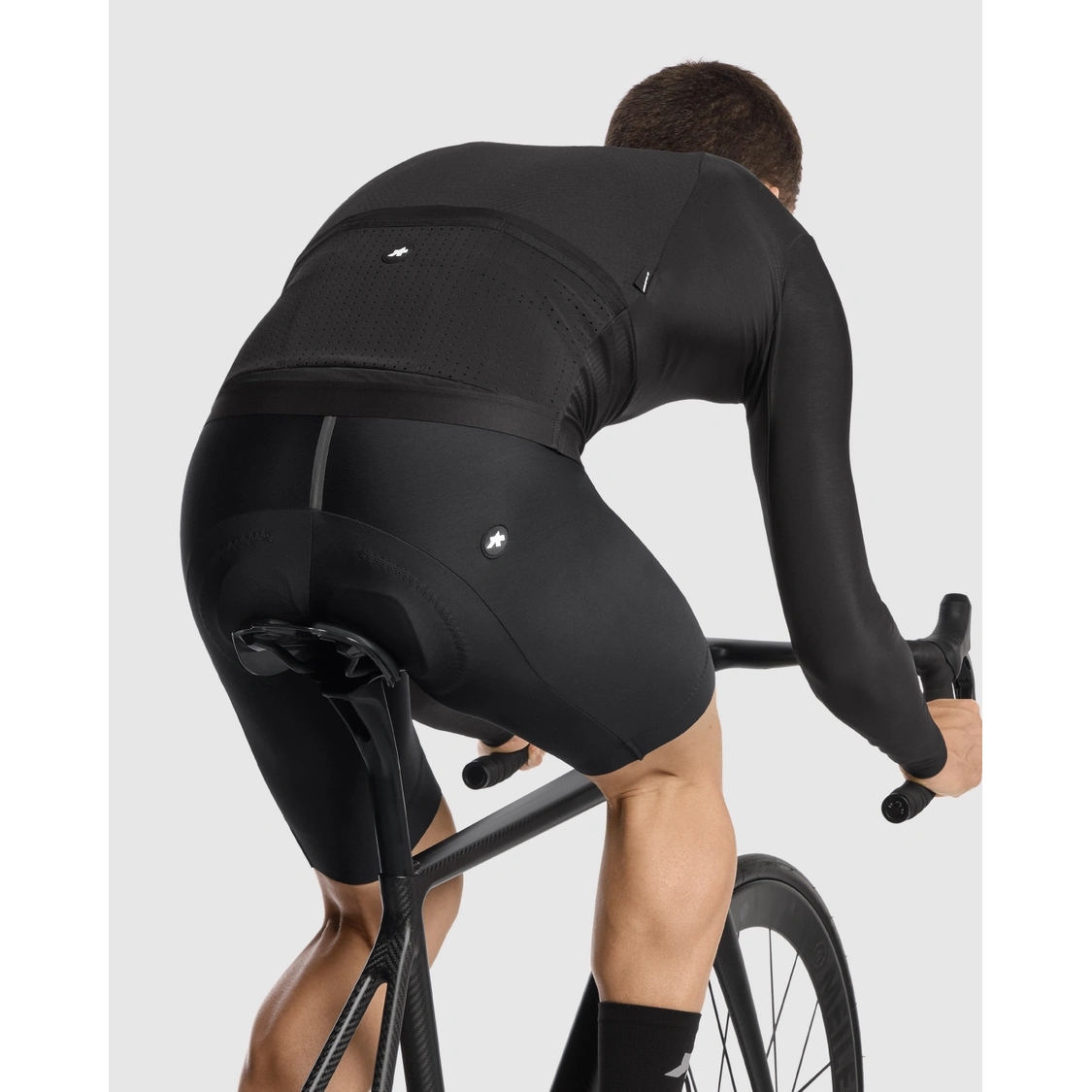 Assos Maglia a Maniche Lunghe Primavera Autunno Uomo EQUIPE R S11 black  series