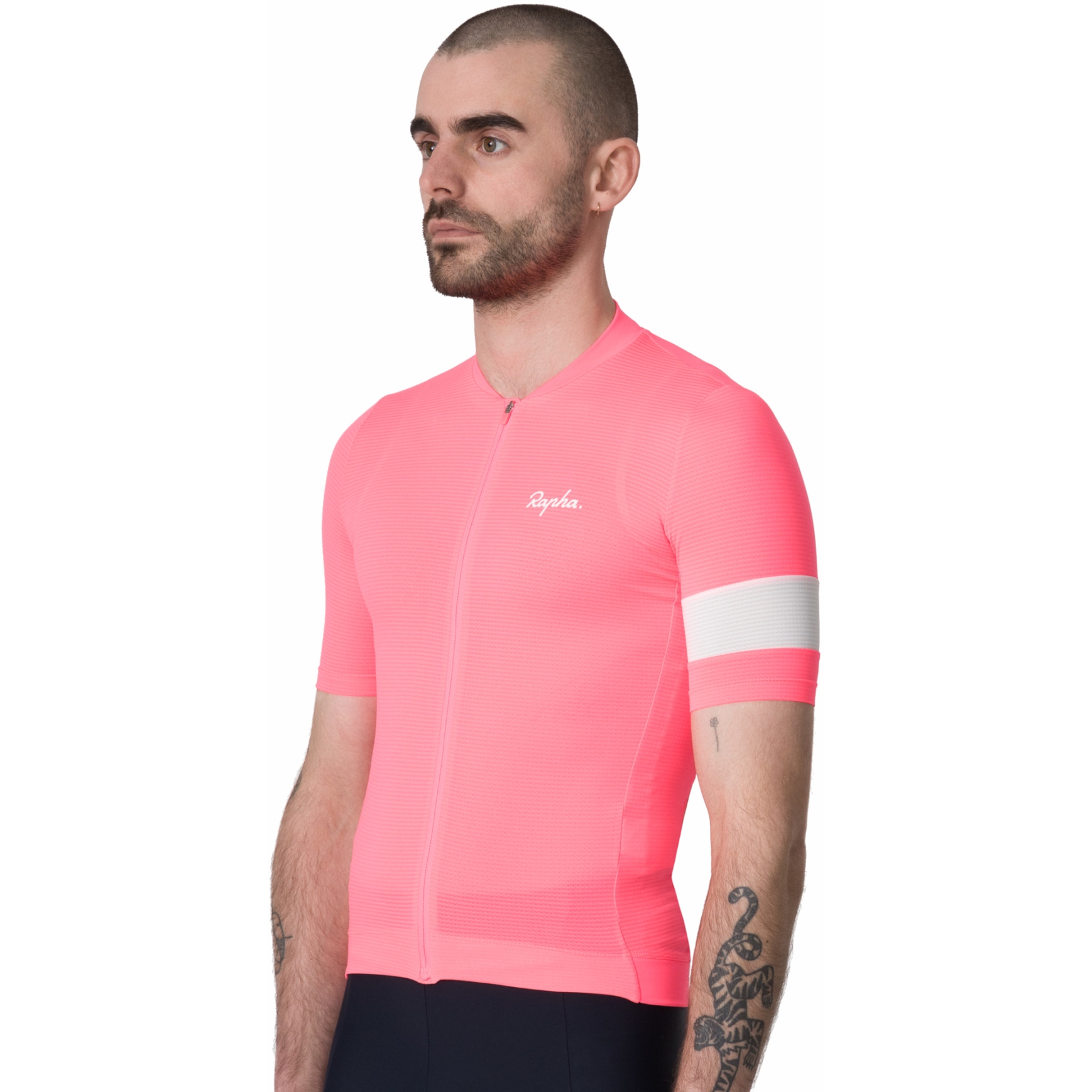 Rapha Core Lightweight Short Sleeve Jersey Men - high-vis pink