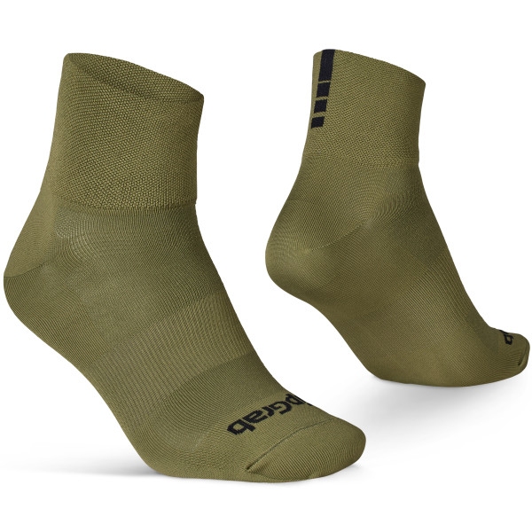 Image of GripGrab Lightweight SL Short Summer Socks - Olive Green