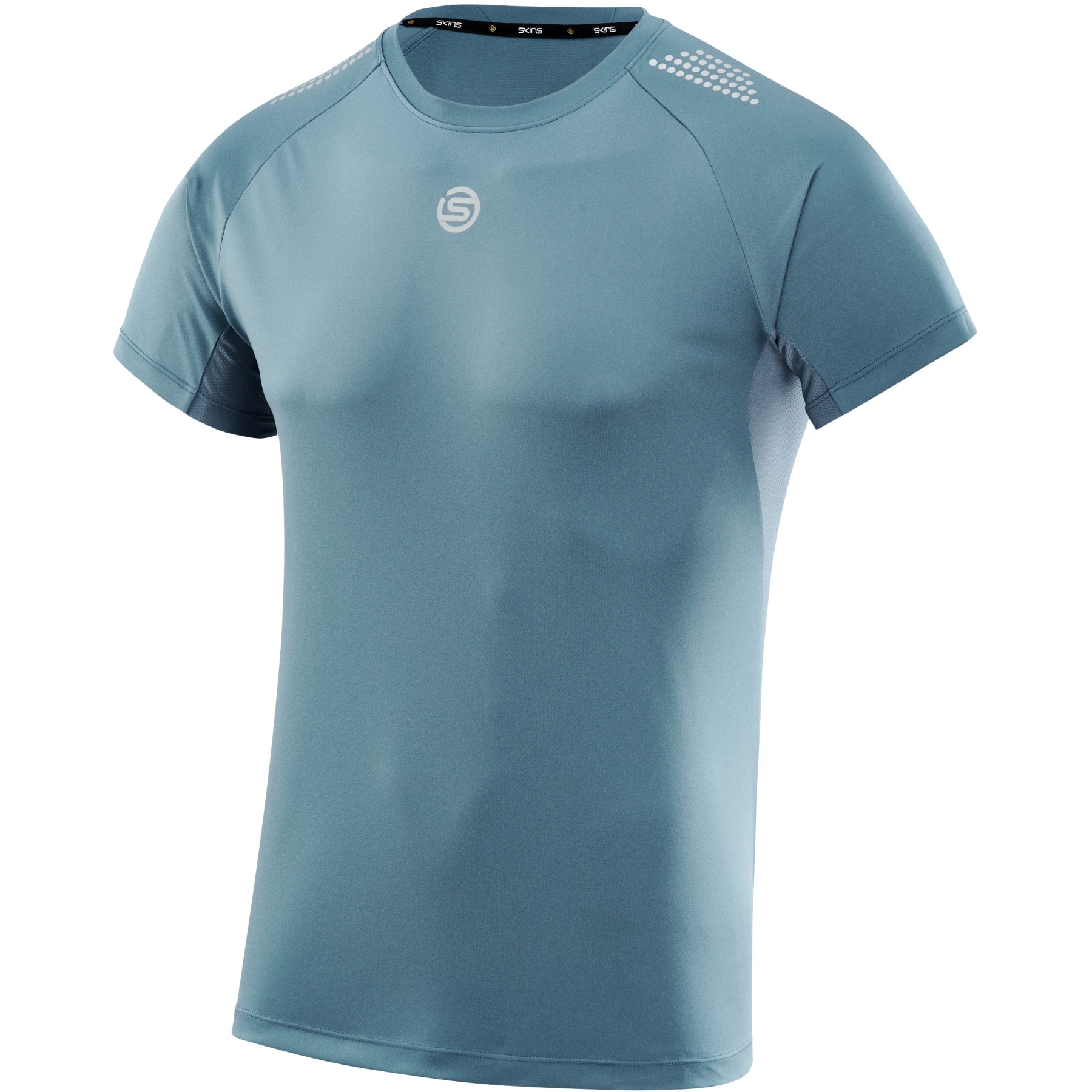 Picture of SKINS 3-Series Short Sleeve Top - Blue Grey