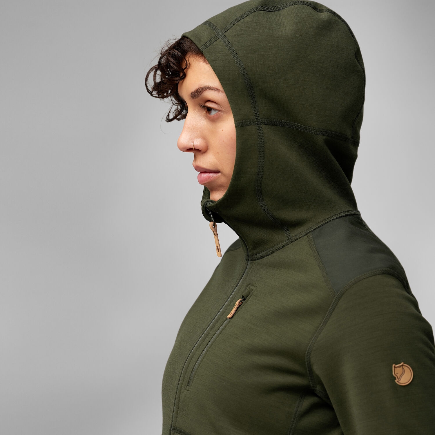 Fjallraven Ovik Fleece Hooded Jacket - Women's - Clothing