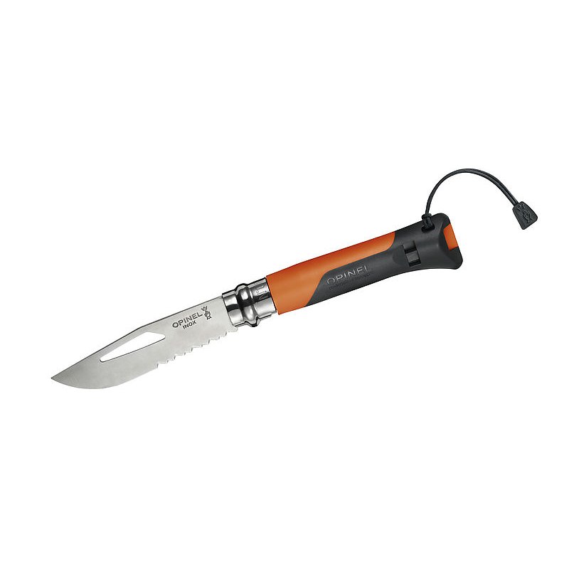 Picture of Opinel Knife No 08 Outdoor - stainless - orange/grey