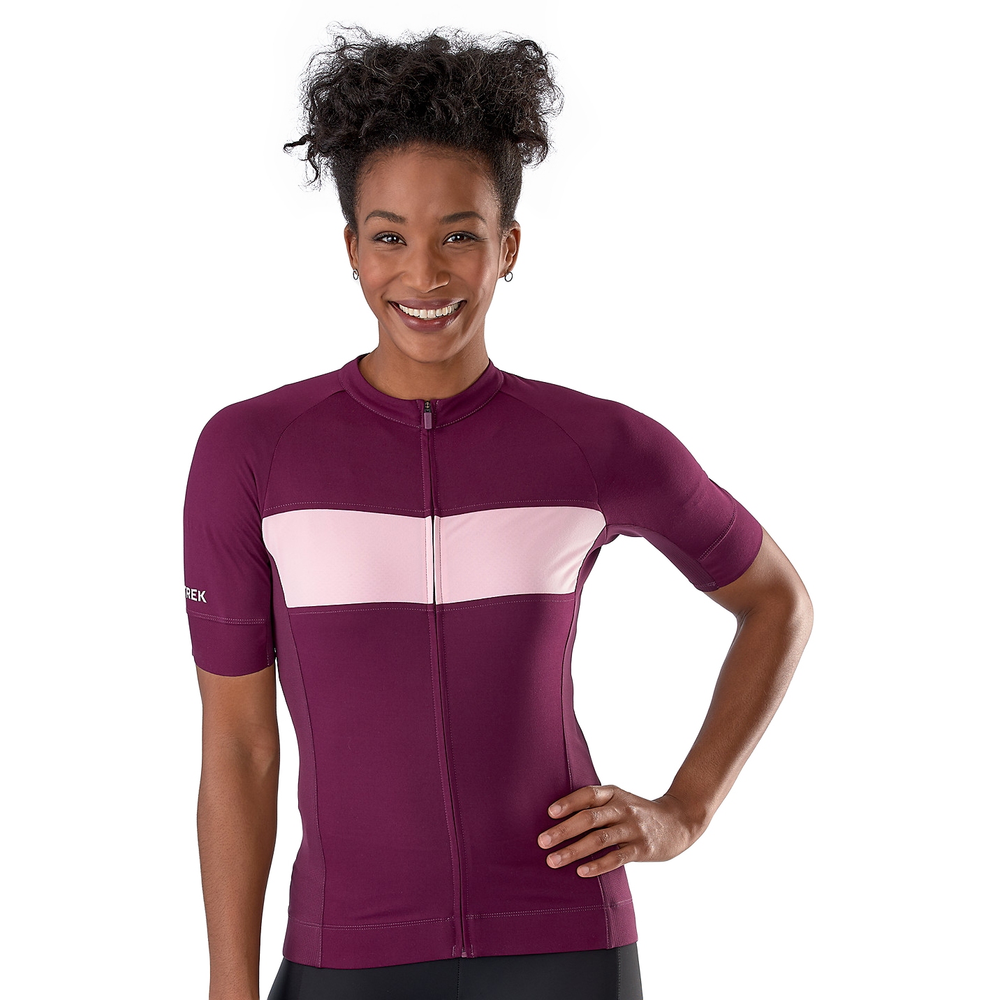 Productfoto van Trek Circuit LTD Women&#039;s Cycling Jersey - Mulberry/Blush