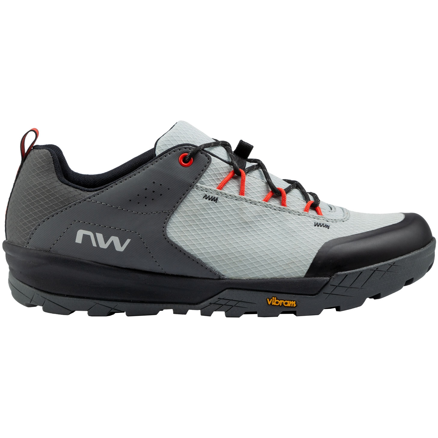 Мужские кроссовки Northwave Rockit MTB - светло-серый/красный fluo 88