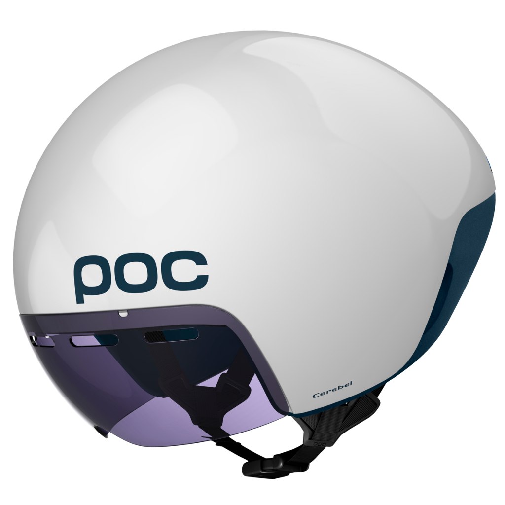 Produktbild von POC Cerebel Raceday Aero Helm - 1001 Hydrogen White