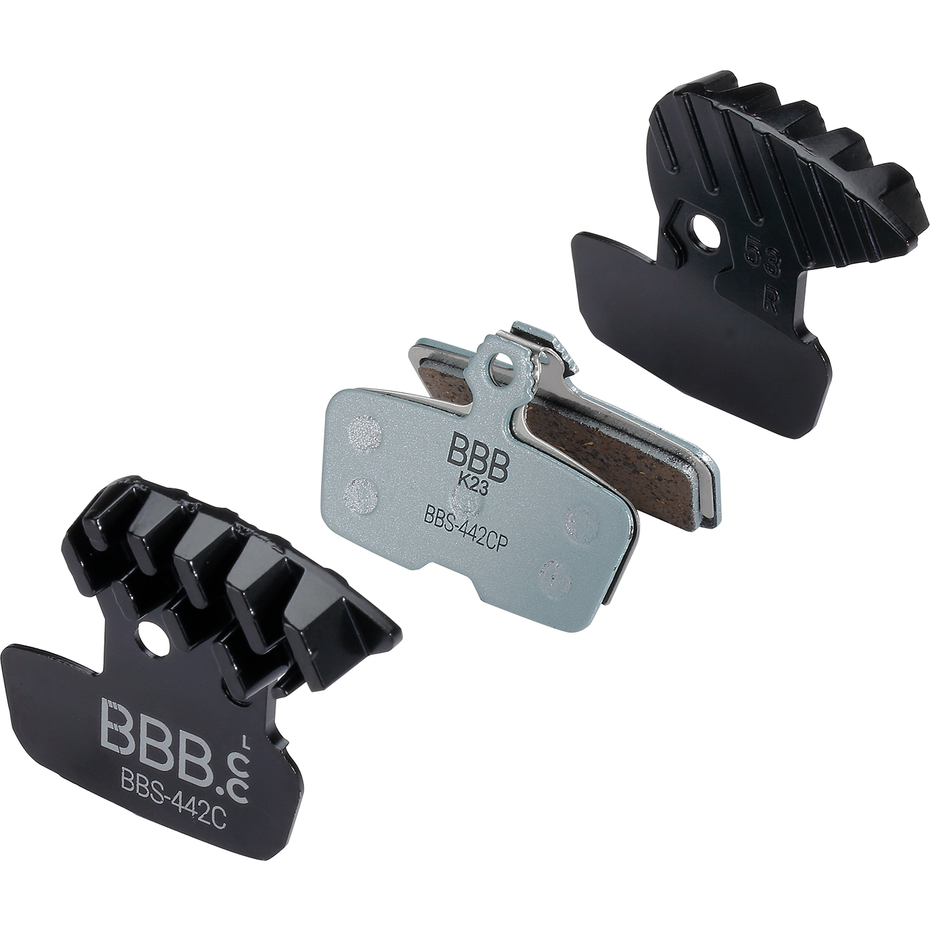 Patelli Freno Per Bici BBB HydroStop – Prestazioni Elevate Su Bagnato E Asciutto – 2 Set