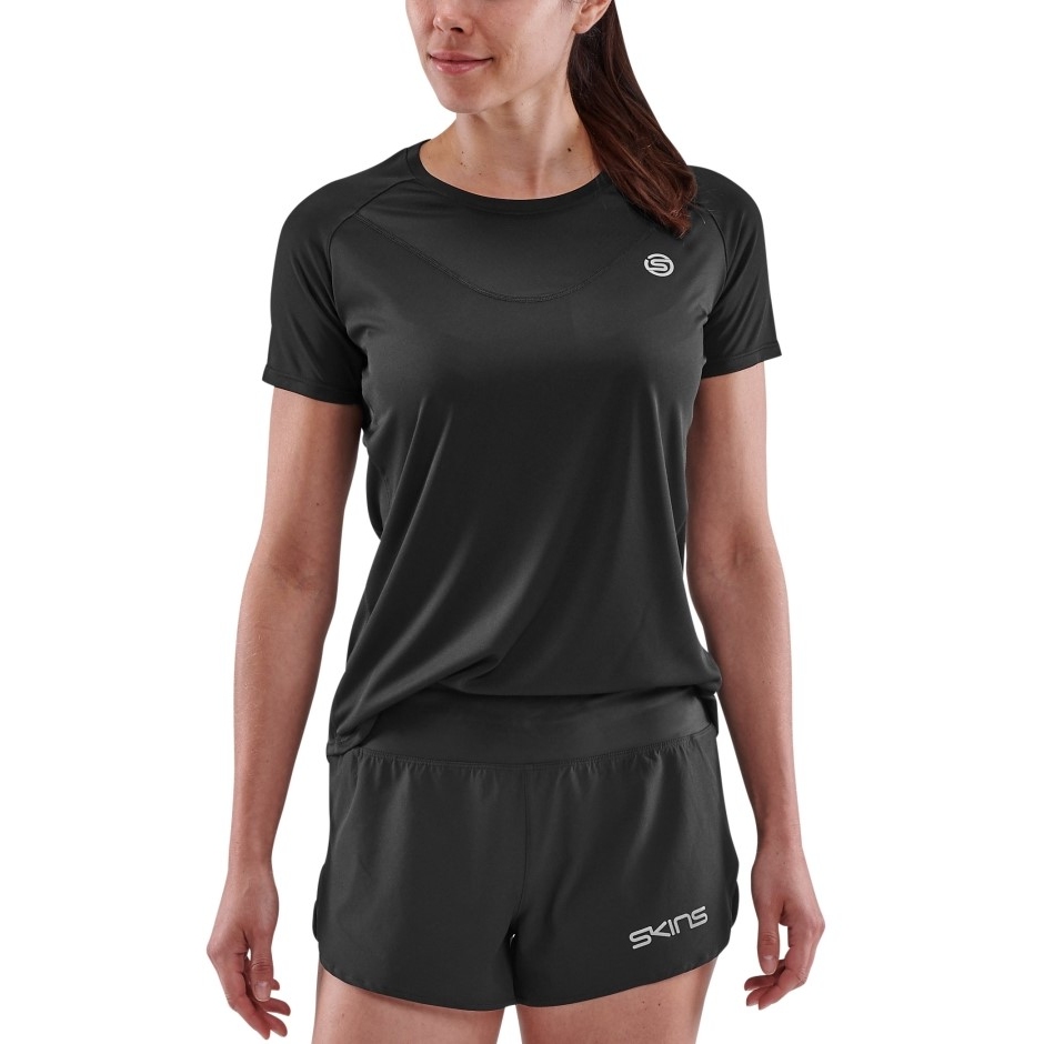 Produktbild von SKINS Activewear 3-Series T-Shirt Damen - Schwarz