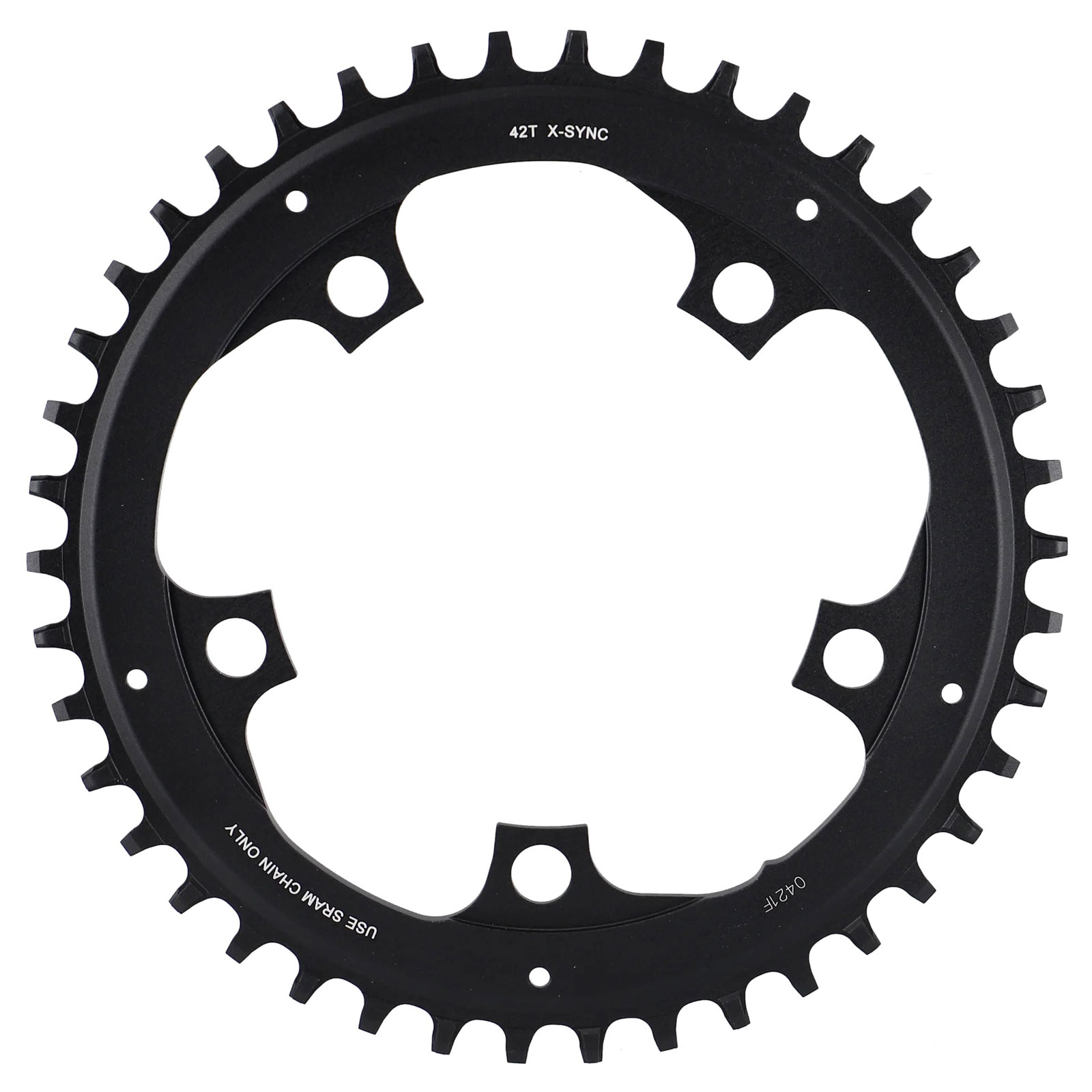 Produktbild von SRAM X-SYNC Road Kettenblatt - 110mm - 1x11-fach - 42 Zähne - schwarz