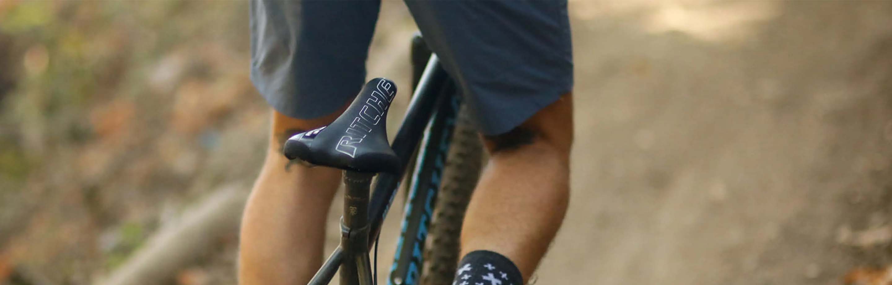 An MTB saddle for optimum contact with the bike.