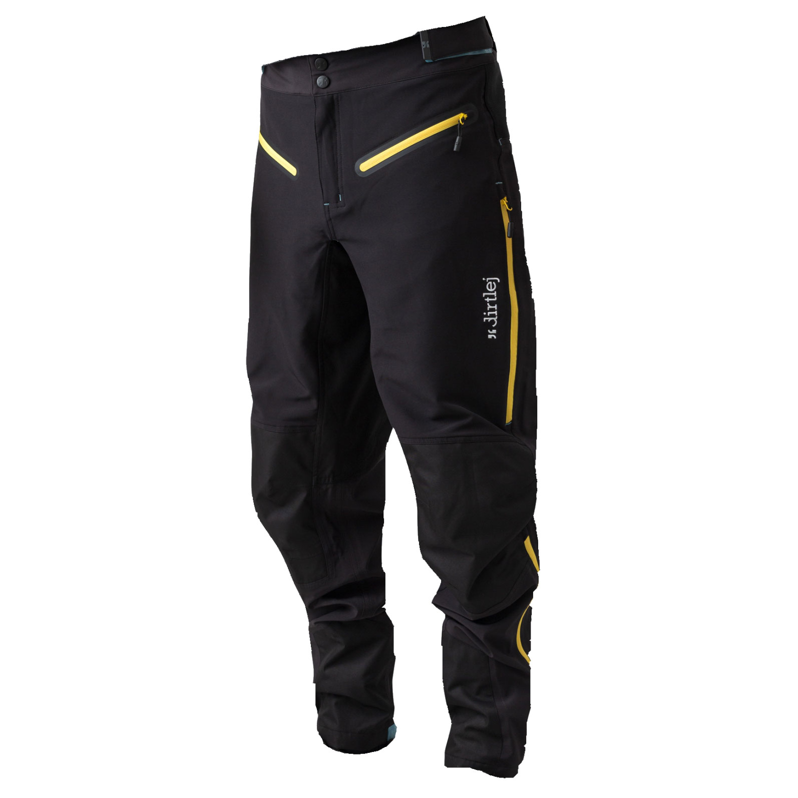 Image of Dirtlej Trailscout Half & Half long Men's Pants - black/yellow