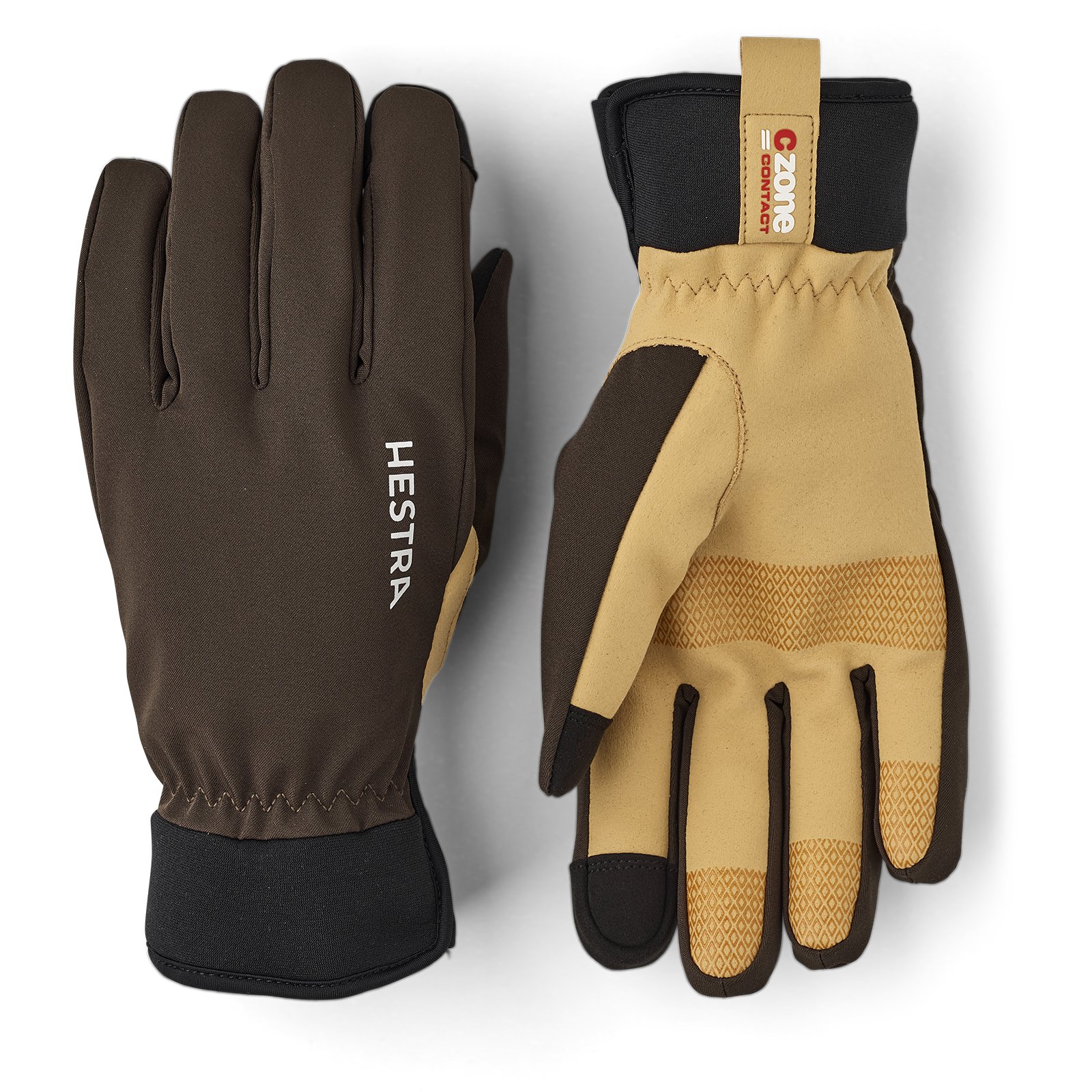 Picture of Hestra CZone Contact - 5 Finger Outdoor Gloves - dark forest