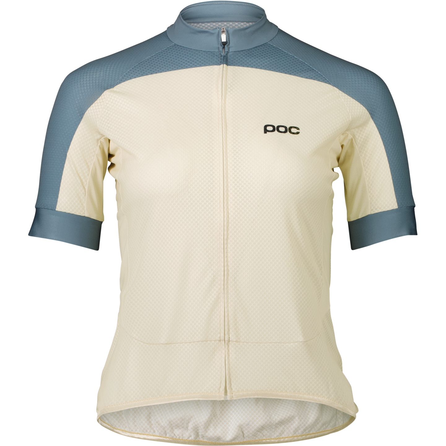 Produktbild von POC Essential Road Logo Trikot Damen - 8790 Okenite Off-White/Calcite Blue