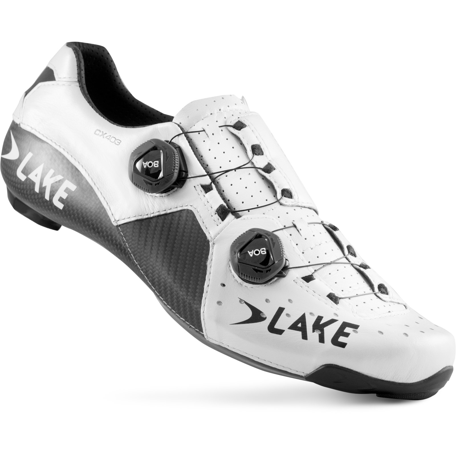 Picture of Lake CX403 Road Shoes - white/black