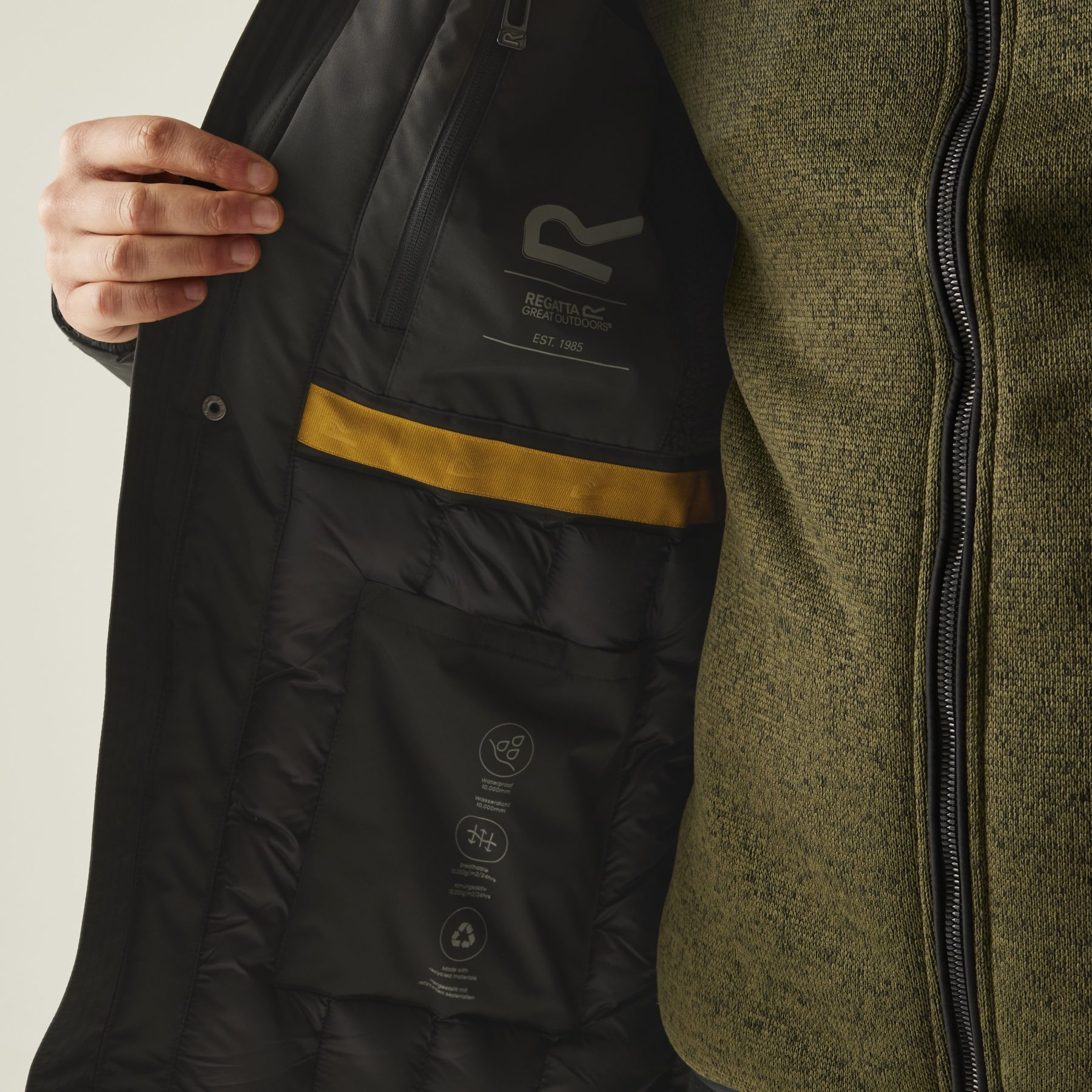 Veste thermique imperméable pour homme Altoro - Vert FR