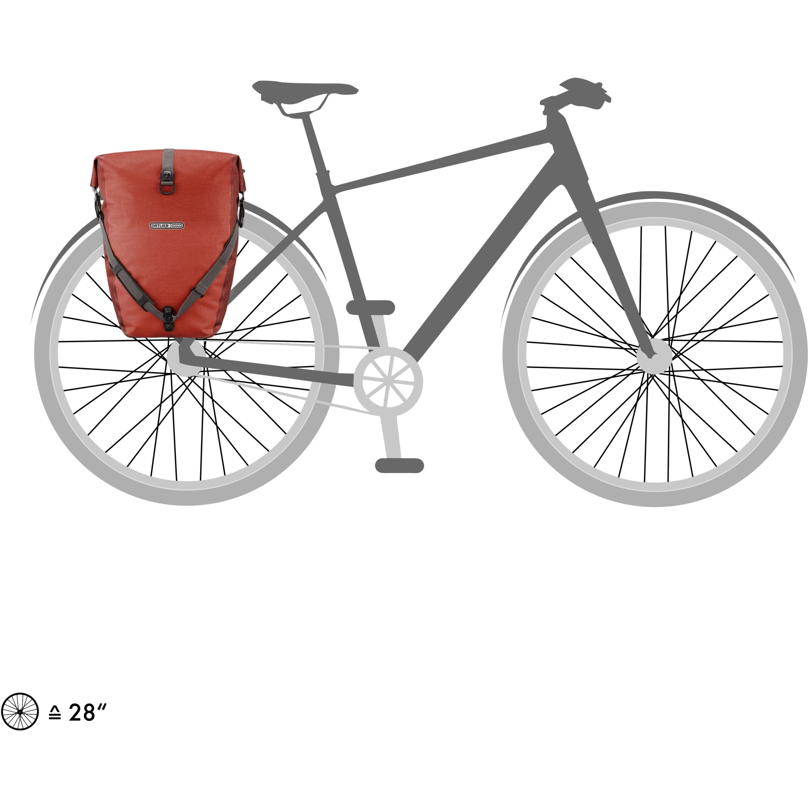 ORTLIEB Back-Roller Plus - QL2.1 Bike Pannier (Pair) - 2x20L