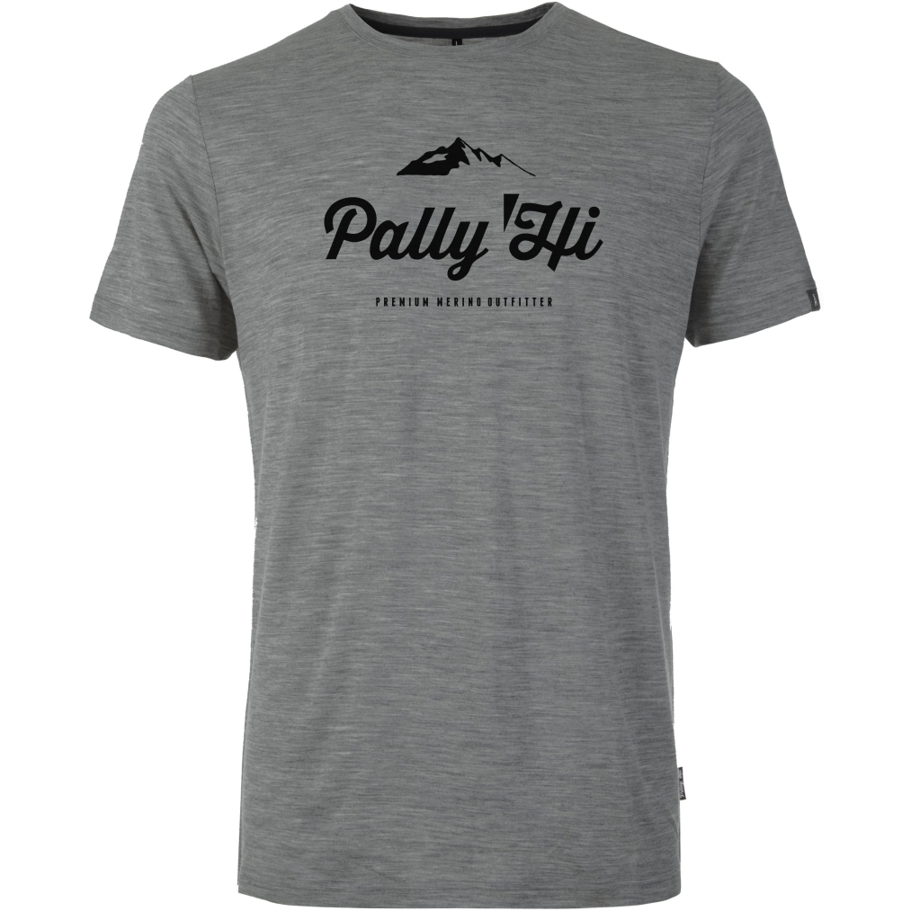 Productfoto van Pally&#039;Hi Classic Peak Logo T-Shirt - heather pigeon