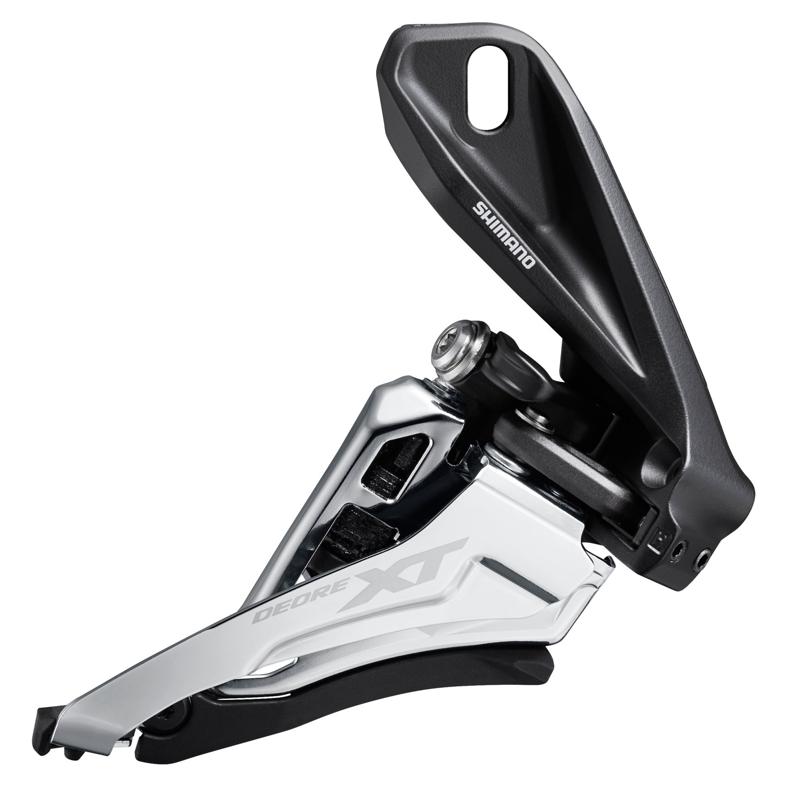 Image of Shimano Deore XT FD-M8100 Side Swing Front Derailleur - 2x12-speed - Front Pull