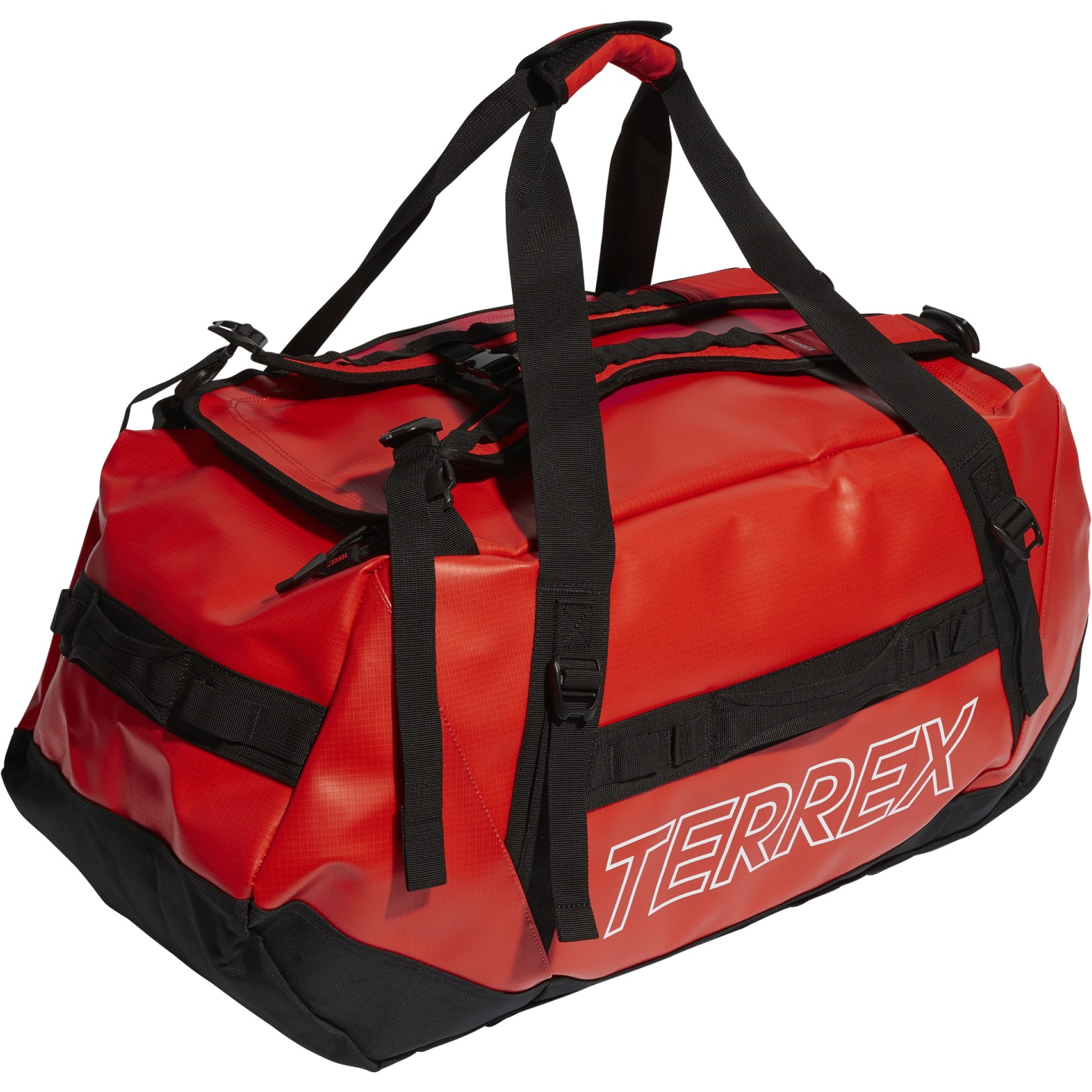 adidas TERREX RAIN.RDY Expedition Duffel Bag L - 100L - semi impact  orange/black IC5651